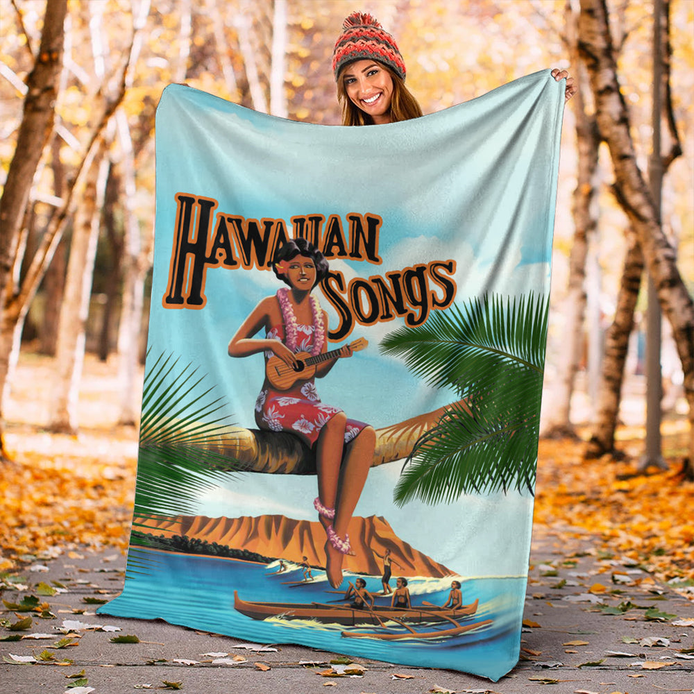 Hawaii Premium Blanket Song Premium Blanket-Myprintsy