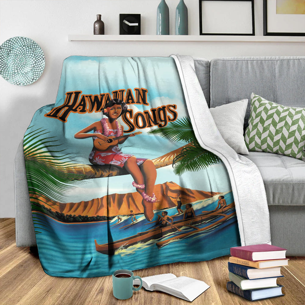 Hawaii Premium Blanket Song Premium Blanket-Myprintsy