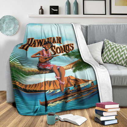 Hawaii Premium Blanket Song Premium Blanket-Myprintsy