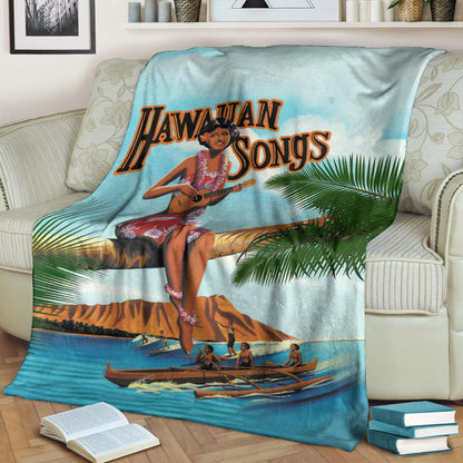 Hawaii Premium Blanket Song Premium Blanket-Myprintsy