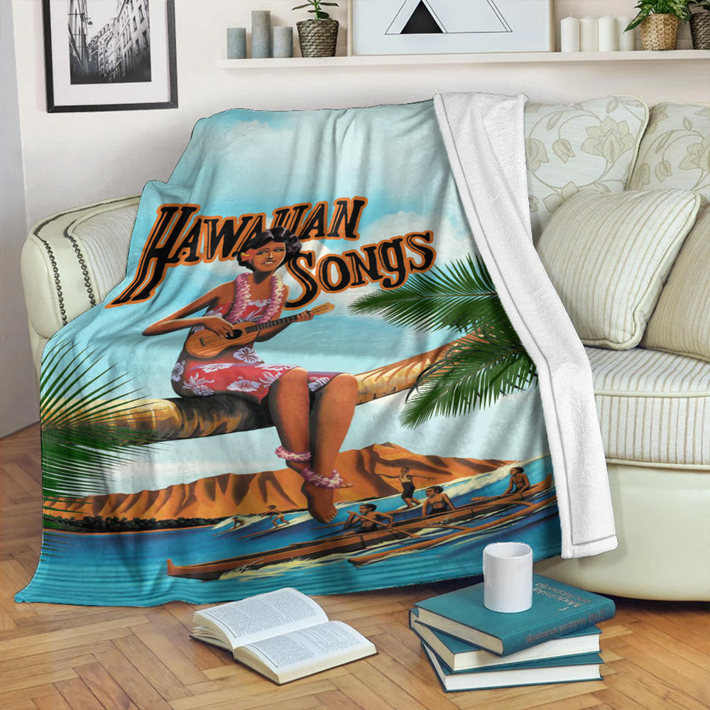 Hawaii Premium Blanket Song Premium Blanket-Myprintsy