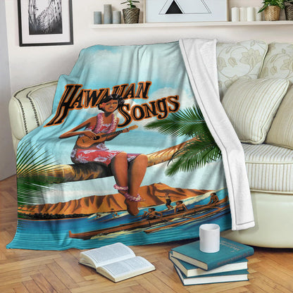 Hawaii Premium Blanket Song Premium Blanket-Myprintsy