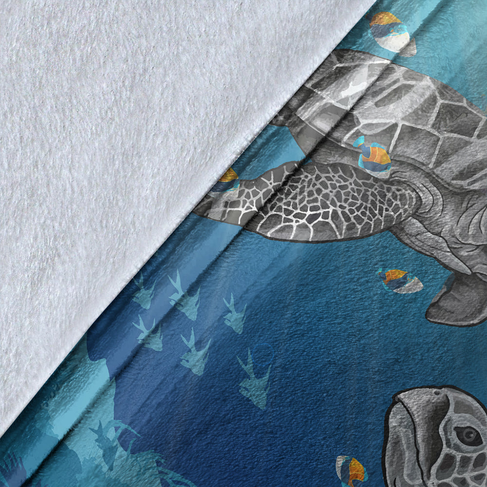 Hawaii Premium Blanket Turtle And Humuhumunukunukuapua'a New-Myprintsy
