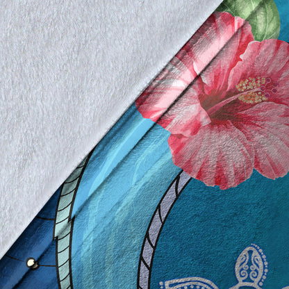 Hawaii Premium Blanket Turtle Moon Dream-Myprintsy