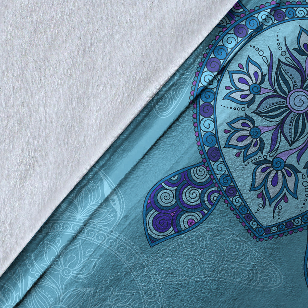 Hawaii Premium Blanket Turtle Plumeria-Myprintsy