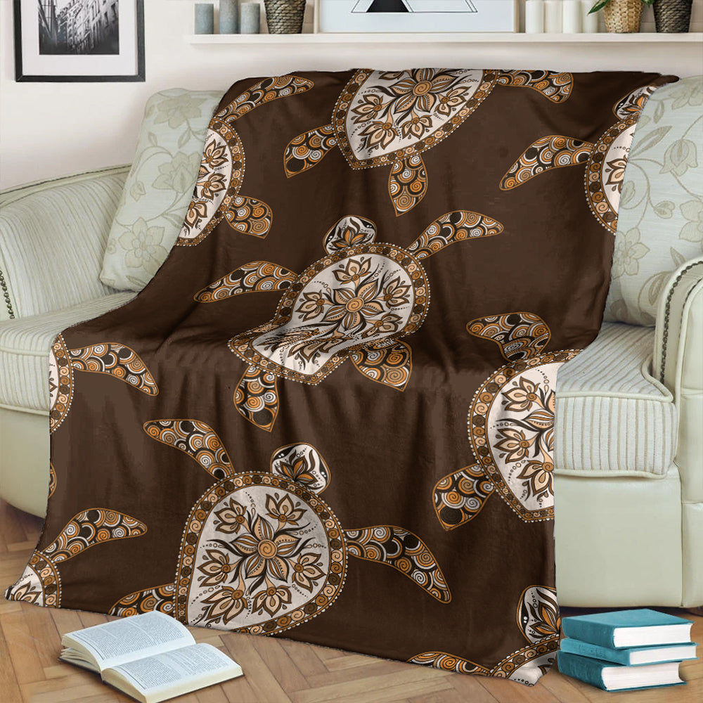 Hawaii Premium Blanket Turtle Plumeria Grown-Myprintsy