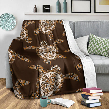 Hawaii Premium Blanket Turtle Plumeria Grown-Myprintsy