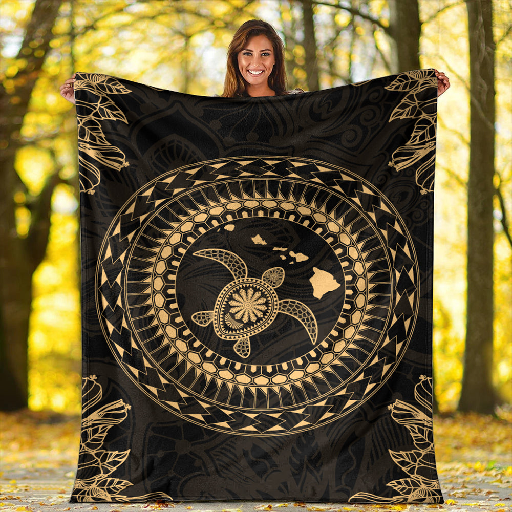 Hawaii Premium Blanket Turtle Tradition-Myprintsy