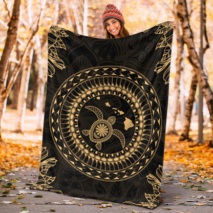 Hawaii Premium Blanket Turtle Tradition-Myprintsy