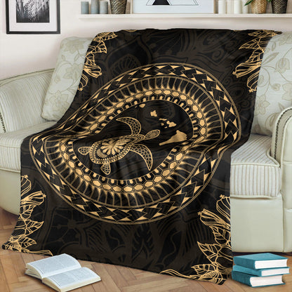 Hawaii Premium Blanket Turtle Tradition-Myprintsy