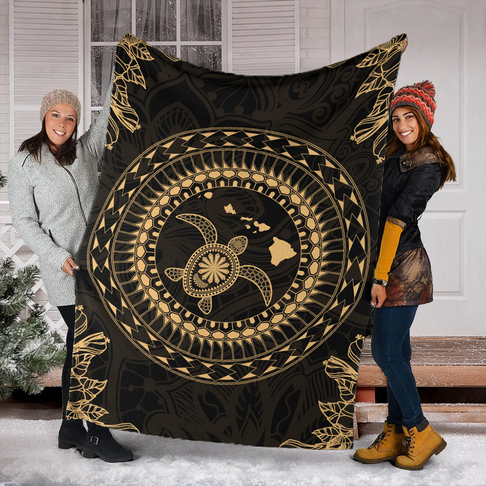 Hawaii Premium Blanket Turtle Tradition-Myprintsy