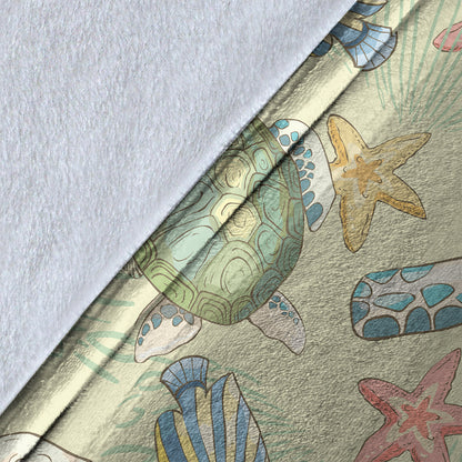 Hawaii Premium Blanket World Animal In Sea-Myprintsy