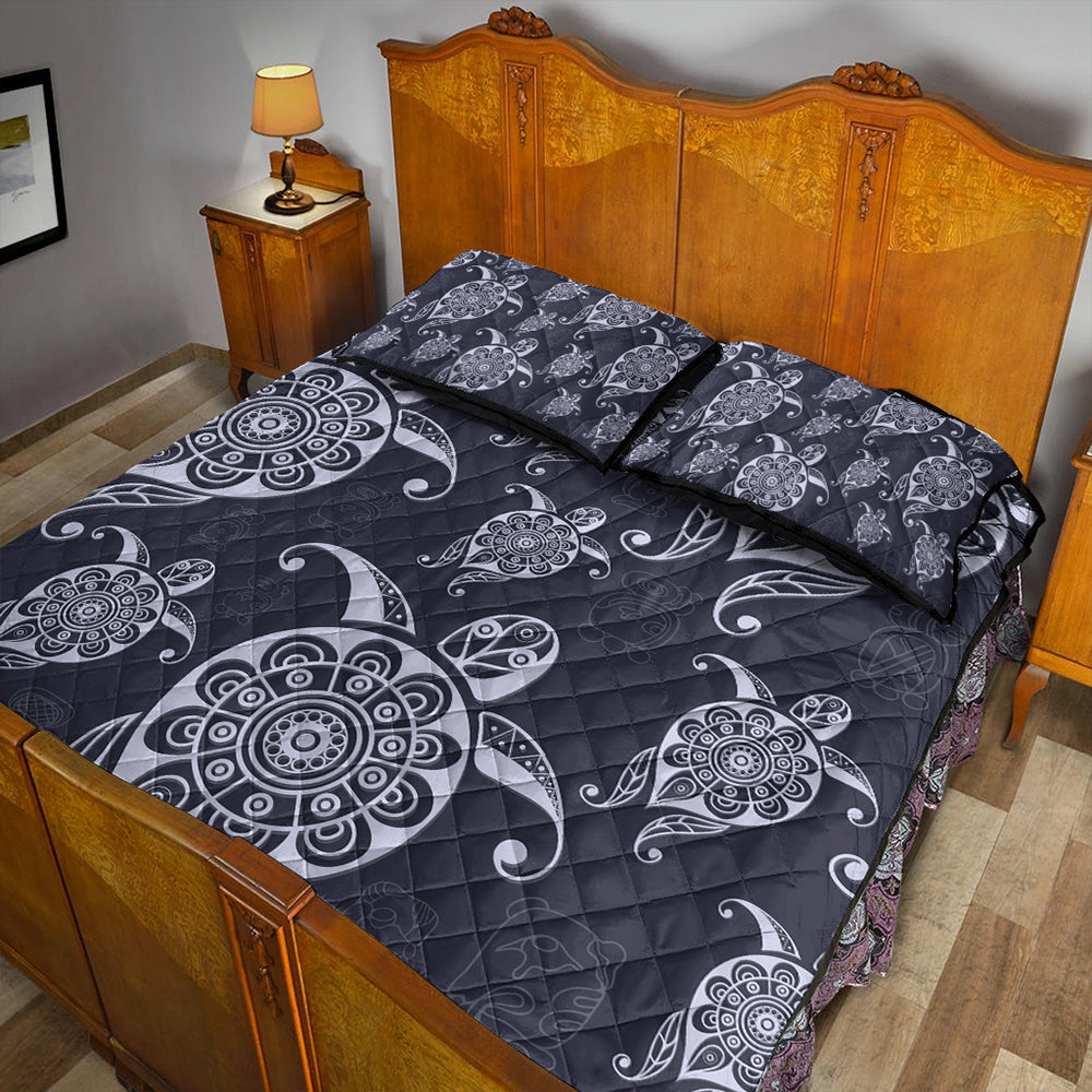 Hawaii Quilt Bed Set Turtle Pattern Wonderfull-Myprintsy