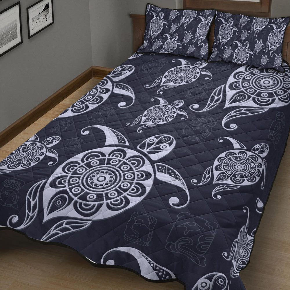 Hawaii Quilt Bed Set Turtle Pattern Wonderfull-Myprintsy