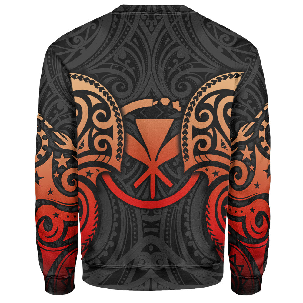 Hawaii Sweatshirt Custom Personalised Spirit Red Version-Myprintsy