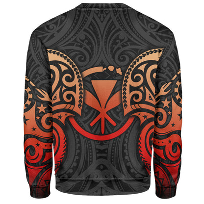 Hawaii Sweatshirt Custom Personalised Spirit Red Version-Myprintsy