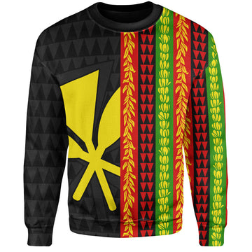 Hawaii Sweatshirt Flag Tribal Stripe Island Pride Style-Myprintsy