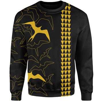 Hawaii Sweatshirt Iwa Bird Flight Style-Myprintsy