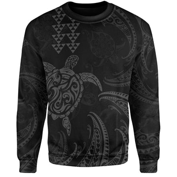 Hawaii Sweatshirt Polynesian Turtle Tribal Ocean Spirit-Myprintsy