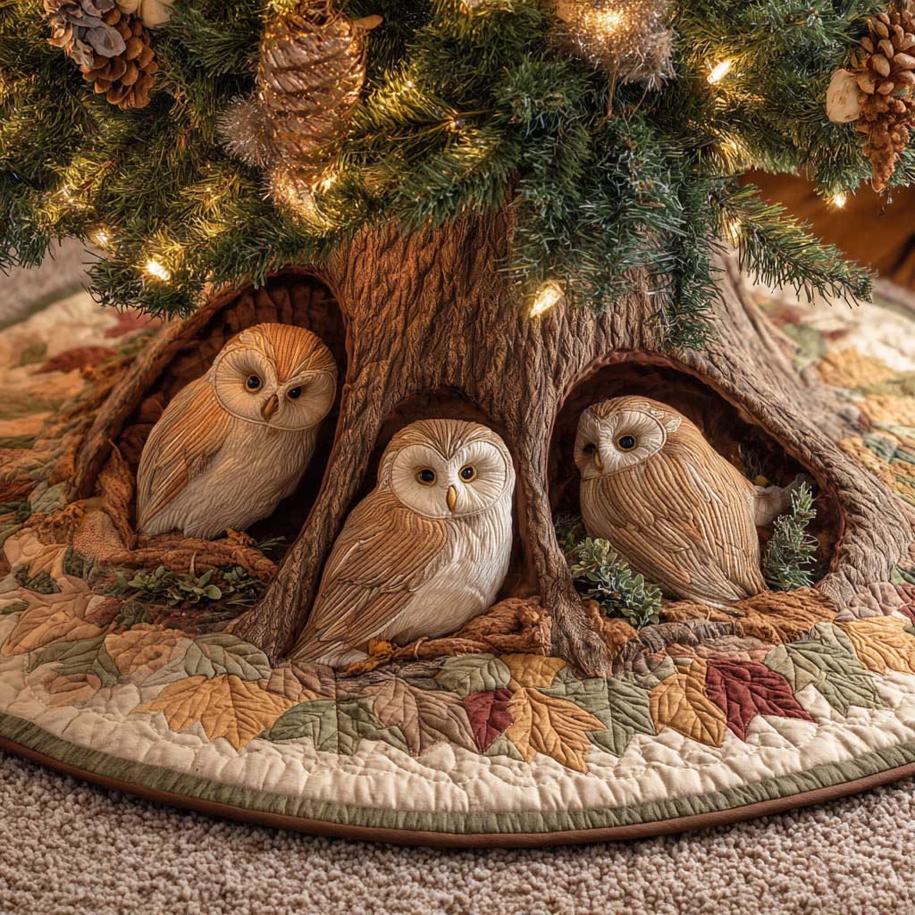 Hearth Guardians Quilted Tree Skirt-Myprintsy