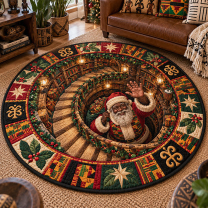 Heritage Christmas Journey Quilted Round Mat VTQ-Myprintsy