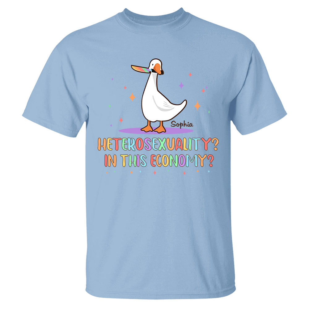 Heterosexuality In This Economy - Personalized Shirt-Myprintsy