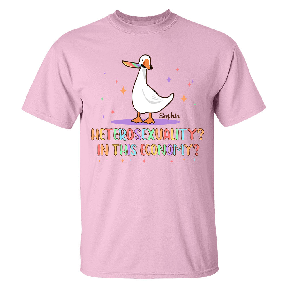 Heterosexuality In This Economy - Personalized Shirt-Myprintsy