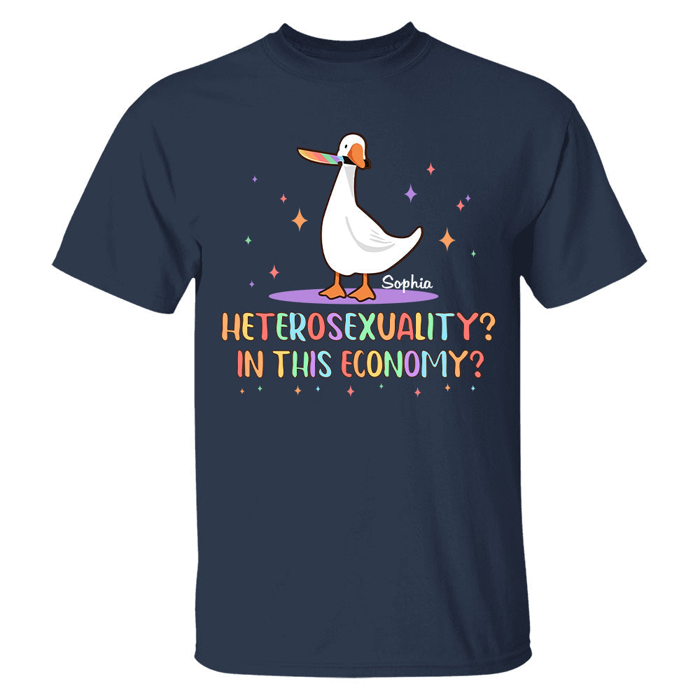 Heterosexuality In This Economy - Personalized Shirt-Myprintsy