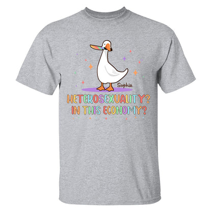 Heterosexuality In This Economy - Personalized Shirt-Myprintsy