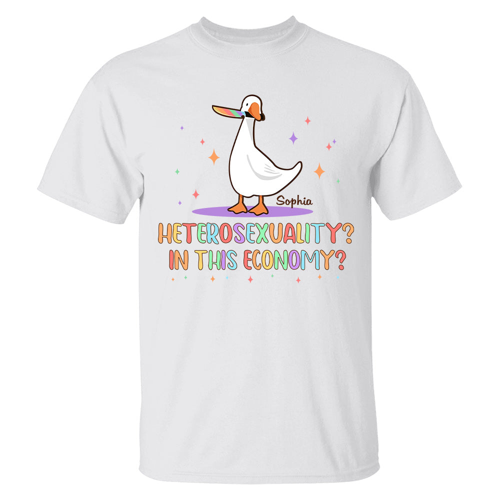 Heterosexuality In This Economy - Personalized Shirt-Myprintsy