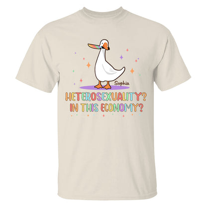 Heterosexuality In This Economy - Personalized Shirt-Myprintsy
