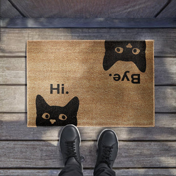 Hi Bye - Personalized Doormat - Gift For Pet Lovers-Myprintsy