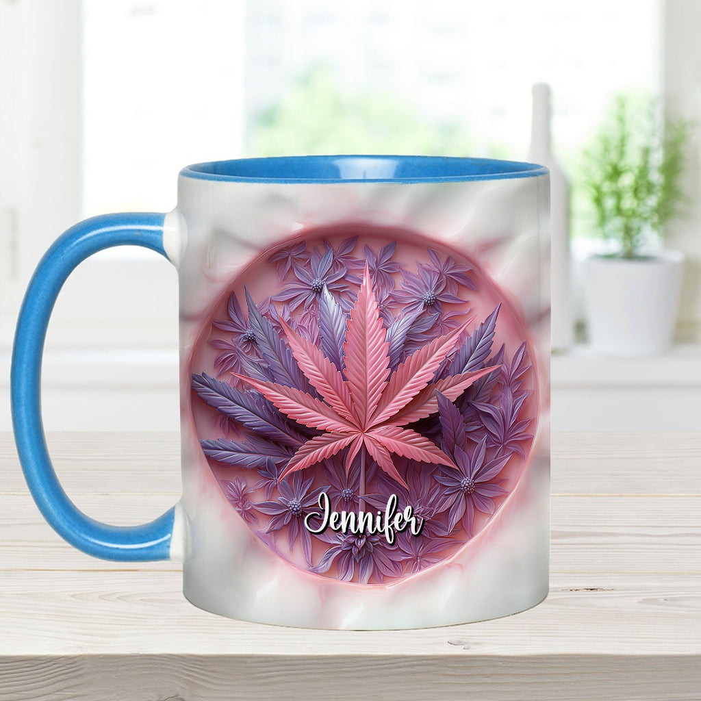 High Life - Personalized Weed Accent Mug-Myprintsy