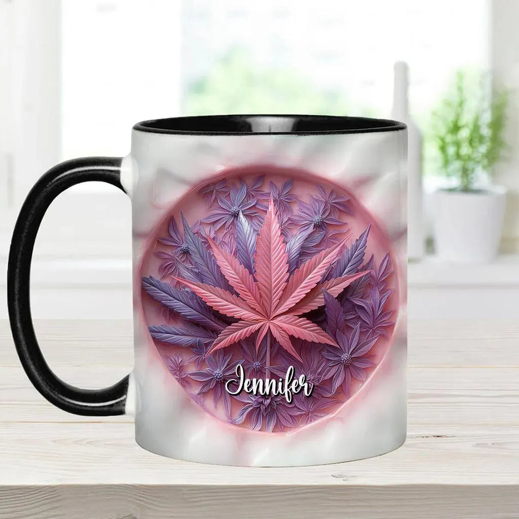 High Life - Personalized Weed Accent Mug-Myprintsy