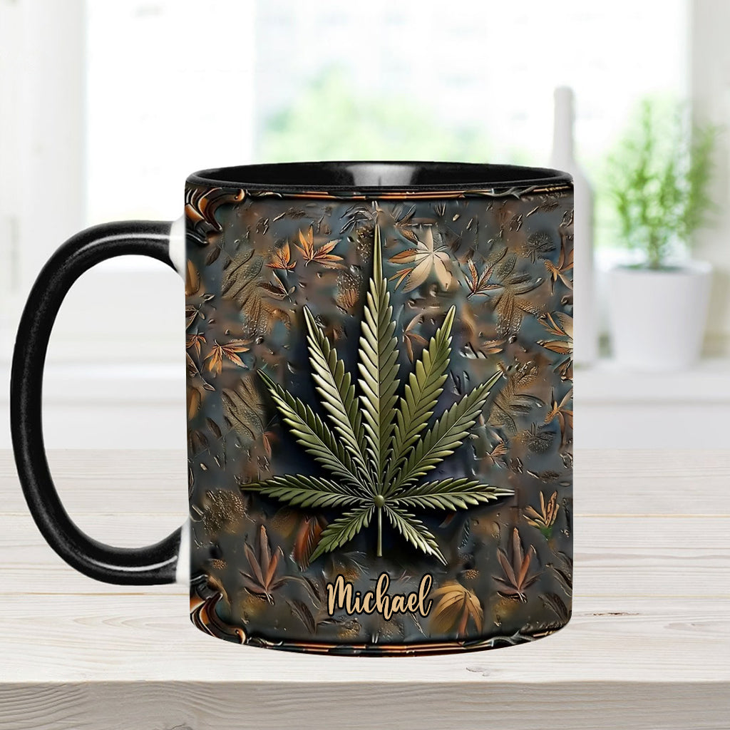 High Life - Personalized Weed Accent Mug-Myprintsy