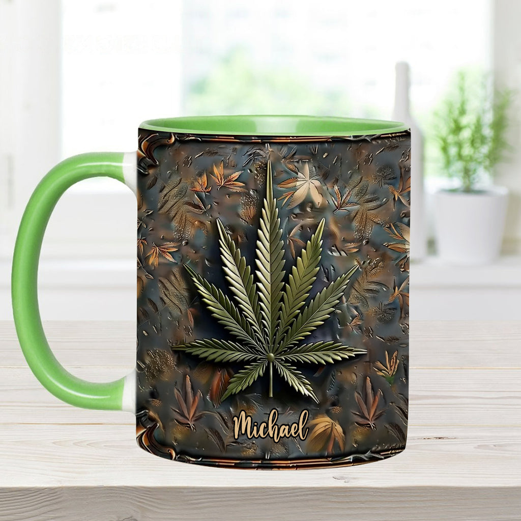 High Life - Personalized Weed Accent Mug-Myprintsy