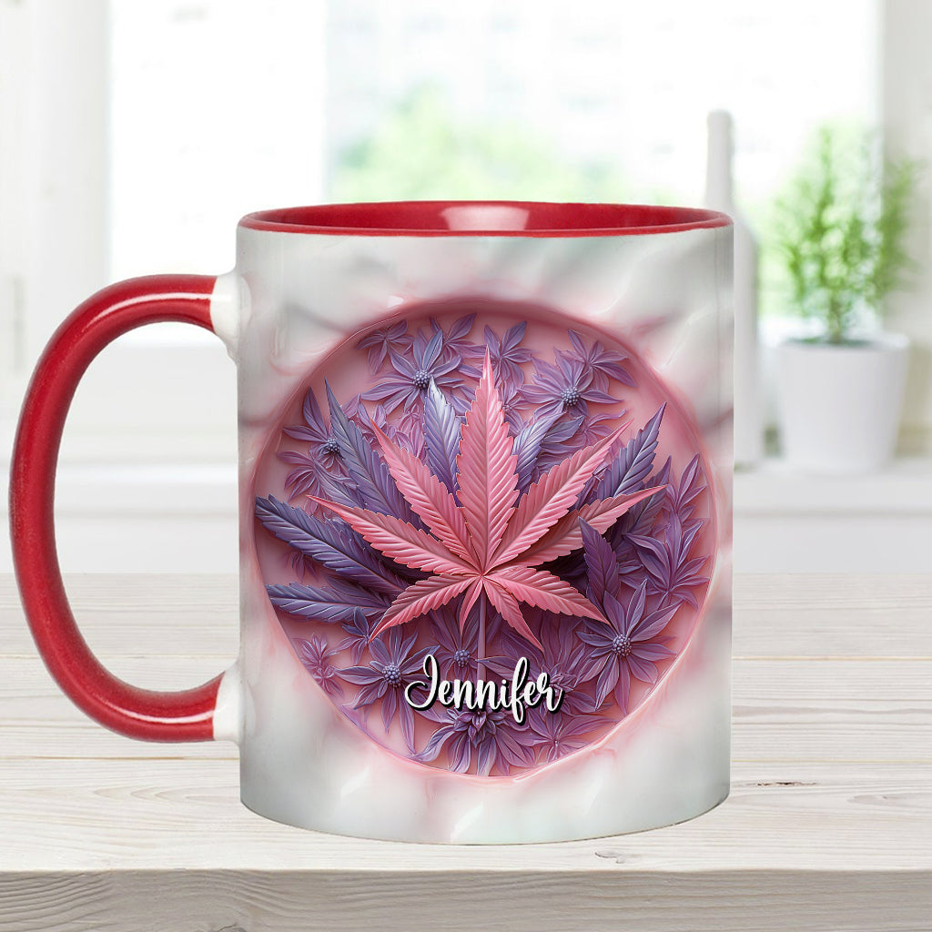High Life - Personalized Weed Accent Mug-Myprintsy