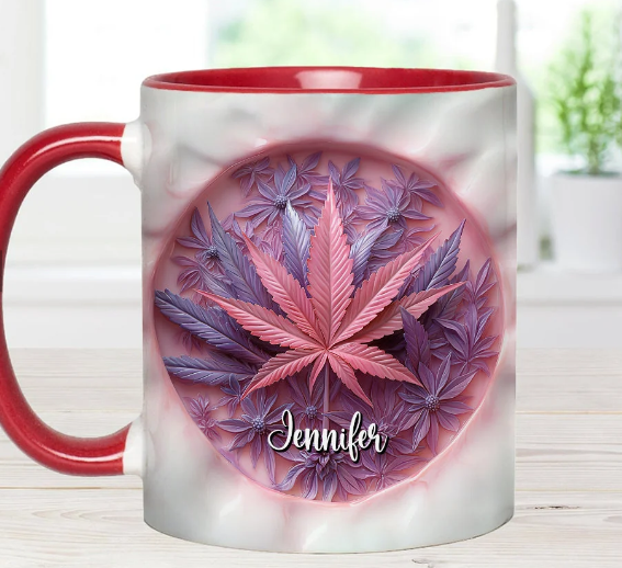 High Life - Personalized Weed Accent Mug-Myprintsy
