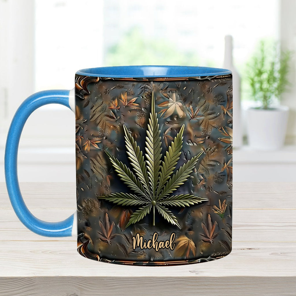 High Life - Personalized Weed Accent Mug-Myprintsy