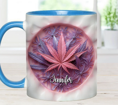 High Life - Personalized Weed Accent Mug-Myprintsy