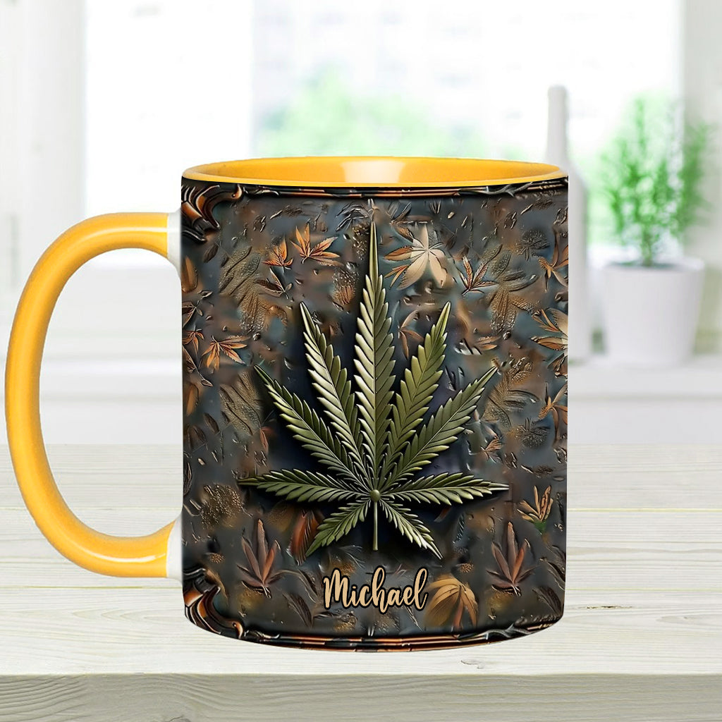 High Life - Personalized Weed Accent Mug-Myprintsy
