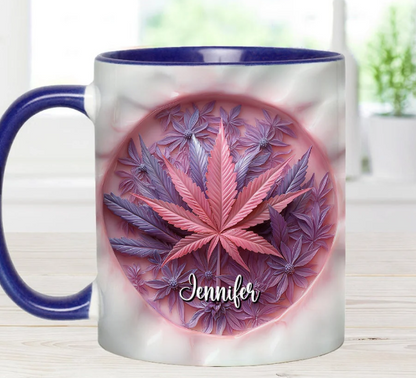 High Life - Personalized Weed Accent Mug-Myprintsy