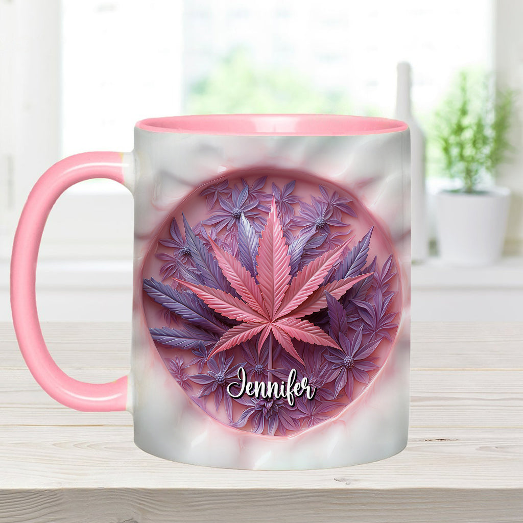 High Life - Personalized Weed Accent Mug-Myprintsy