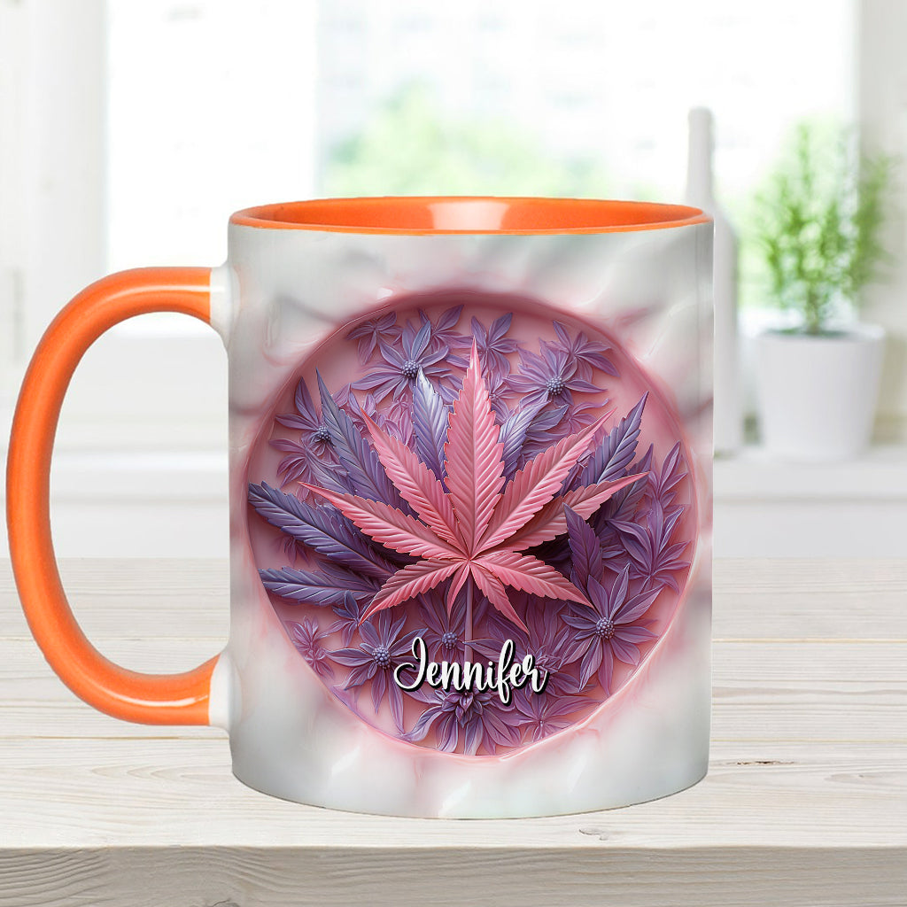 High Life - Personalized Weed Accent Mug-Myprintsy