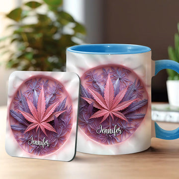 High Life - Personalized Weed Accent Mug-Myprintsy