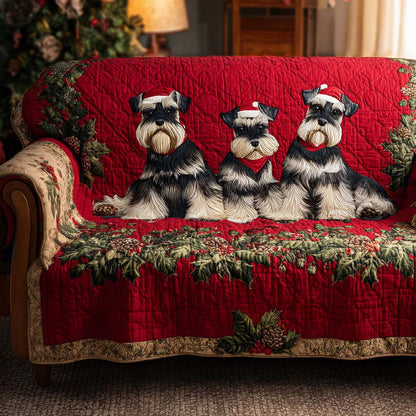 Holiday Beard Quilted Sofa Cover VTQ-Myprintsy