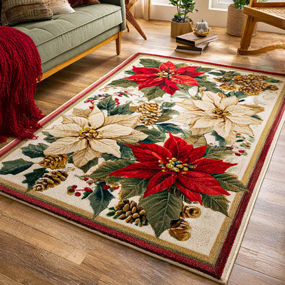 Holiday Blooms Area Rug VTQ-Myprintsy