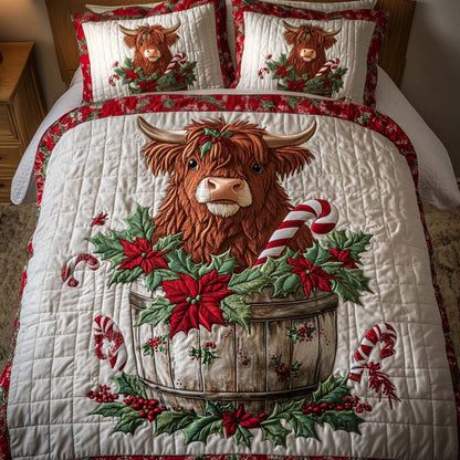 Holiday Delight -Piece Quilted Bedding Set VTQ-Myprintsy
