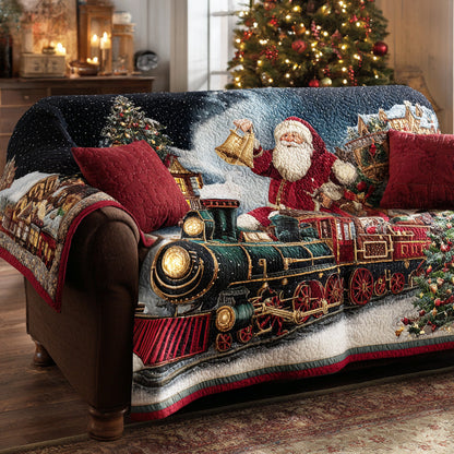 Holiday Express Route Quilted Sofa Cover VTQ-Myprintsy
