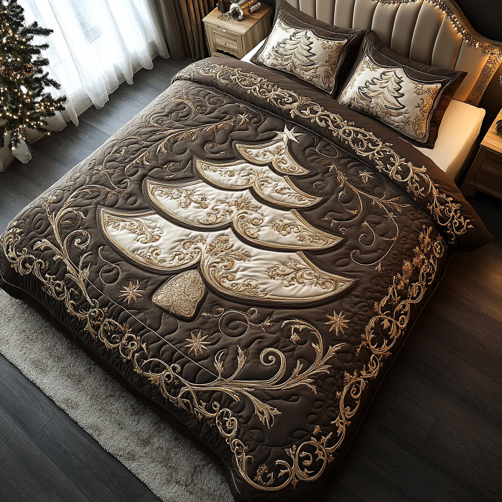 Holiday Fir -Piece Quilted Bedding Set VTQ-Myprintsy